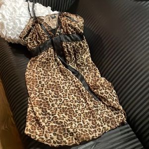 Leopard print dress